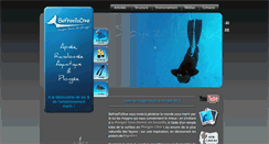 Desktop Screenshot of befreetodive.com