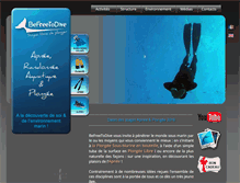 Tablet Screenshot of befreetodive.com